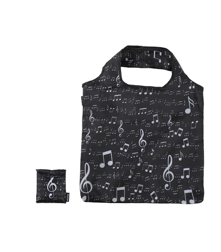 Borsa Shopper in poliestere musica