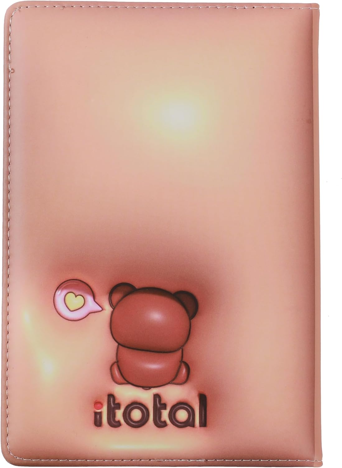 Notebook A5 pagine bianche con copertina 3D, squishy 196 facciate (BEAR)
