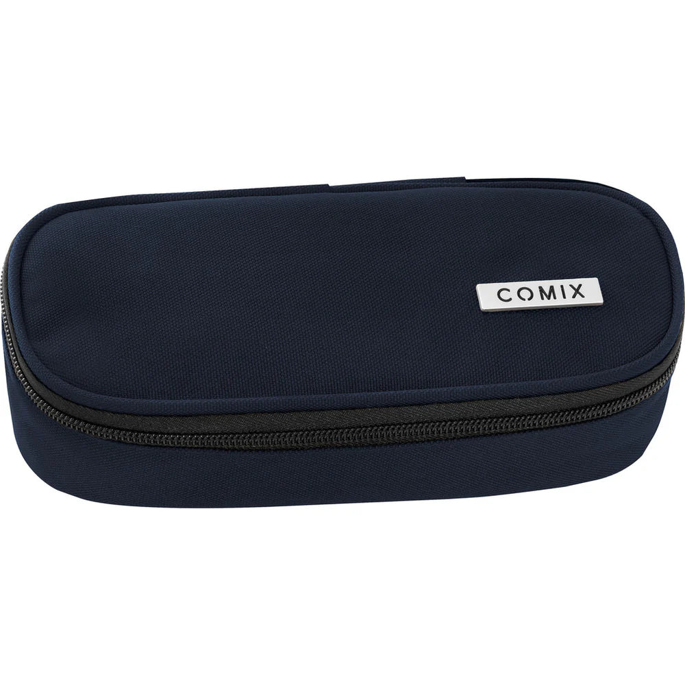 Astuccio Ovale COMIX Monocolore blu