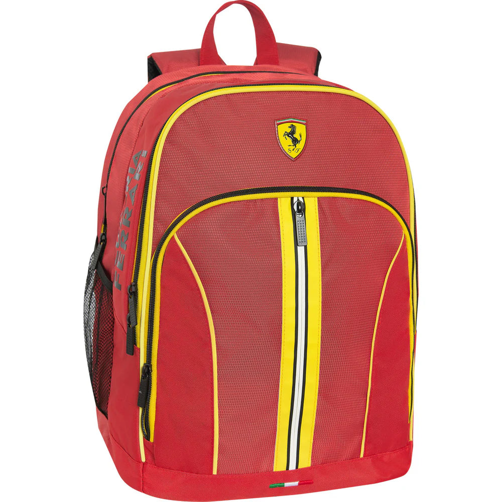 Zaino Organizzato Ferrari Kids Rosso/Giallo