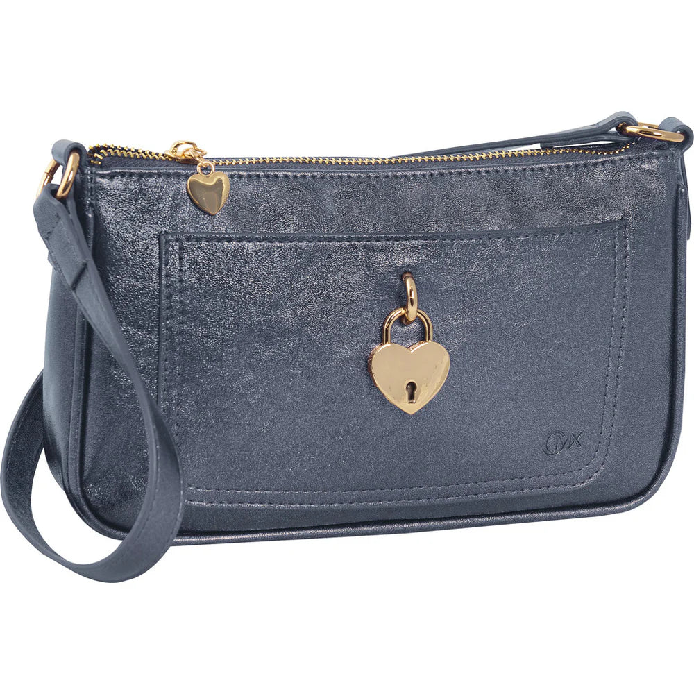 Mini Shoulder Bag COMIX Studs Blu