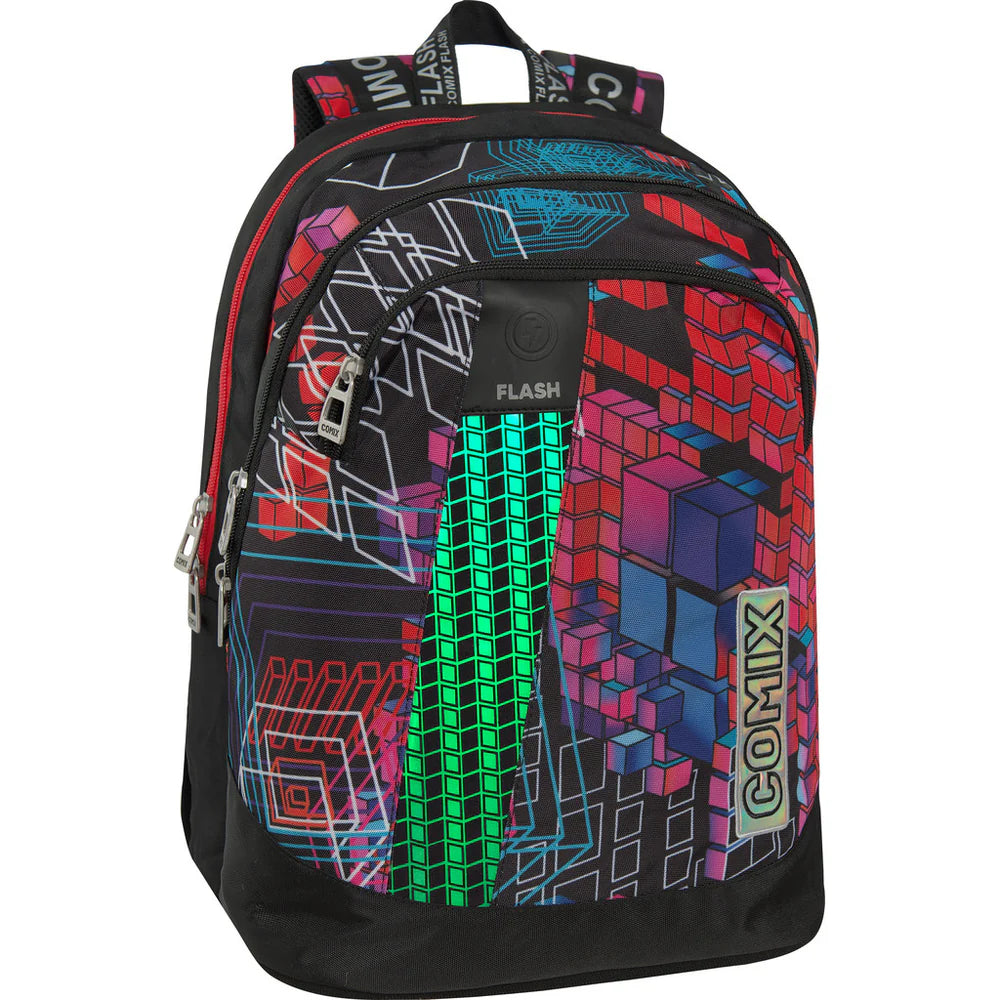 Zaino Organizzato COMIX Flash cube wave
