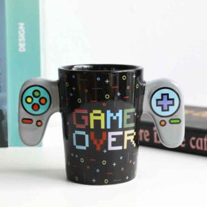 Tazza in ceramica GAME OVER doppio manico
