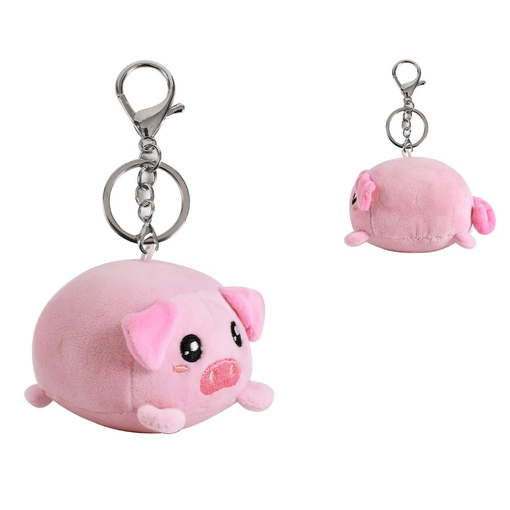 Mini Peluche con portachiavi MAIALINO