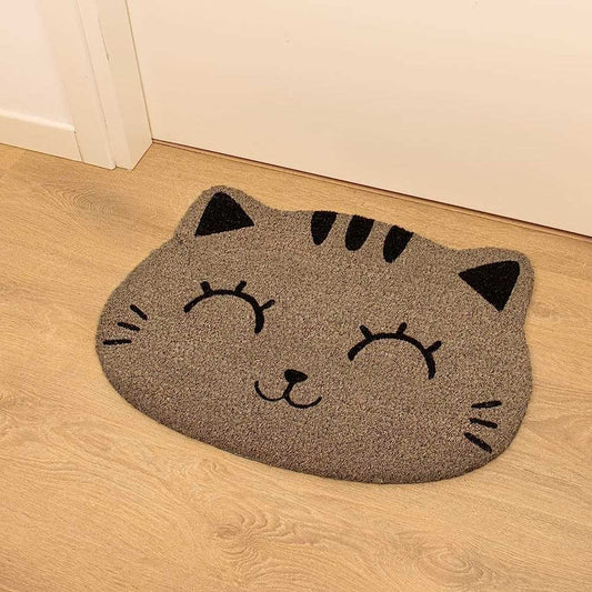 Zerbino iTotal Gatto grigio in fibra di cocco
