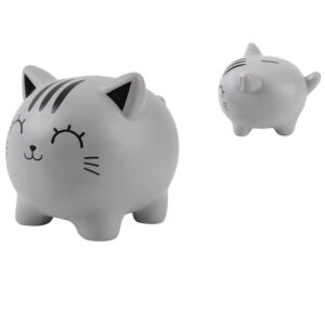 salvadanaio GATTO GRIGIO