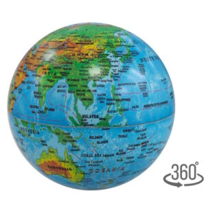 Mini mappamondo autorotante MAPPA GEOGRAFICA