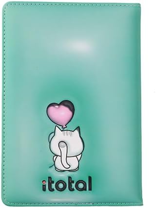 Notebook A5 pagine bianche con copertina 3D, squishy 196 facciate (WHITE CAT)