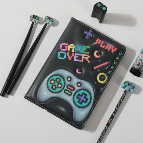 Notebook A5 pagine bianche con copertina 3D, squishy 196 facciate (GAME)