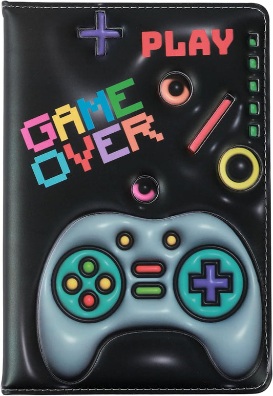 Notebook A5 pagine bianche con copertina 3D, squishy 196 facciate (GAME)