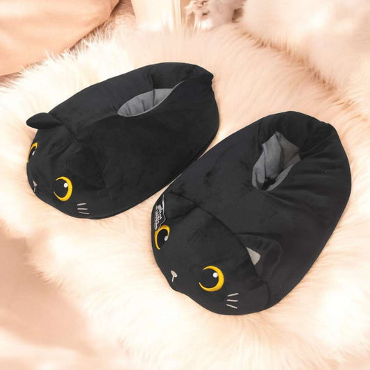 PANTOFOLE GATTO NERO