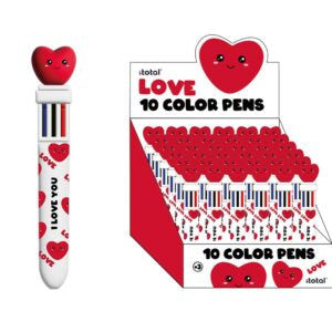 Penna 10 colori 3D CUORE