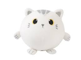 Peluche pallottola gatto BIANCHINO squishy
