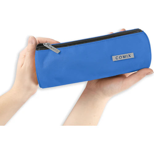 Astuccio Tombolino COMIX Monocolore azzurro