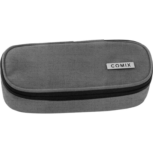 Astuccio Ovale COMIX Monocolore grigio