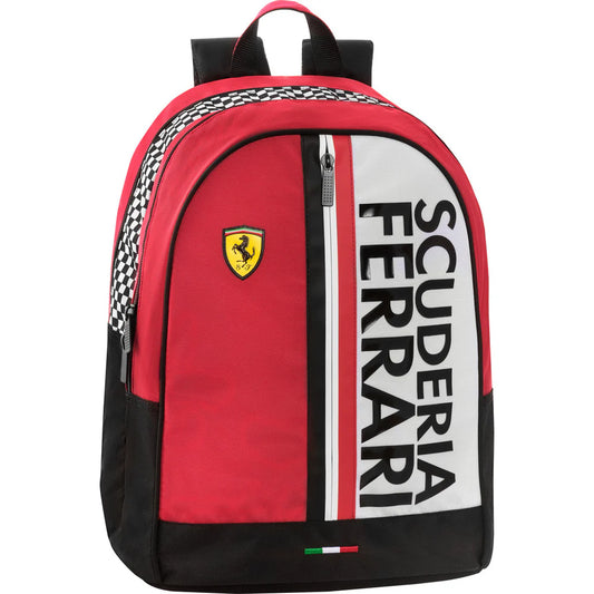 Zaino Organizzato Ferrari Rosso/Nero/Bianco