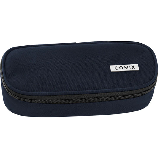 Astuccio Ovale COMIX Monocolore blu