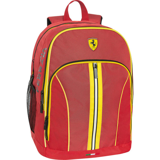 Zaino Organizzato Ferrari Kids Rosso/Giallo