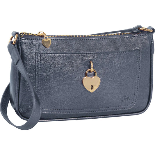 Mini Shoulder Bag COMIX Studs Blu