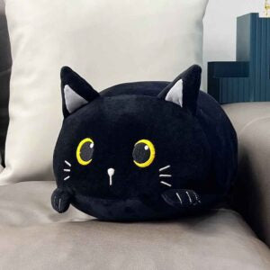 Cuscino peluche BLACK CAT Lunetta