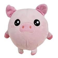 Peluche maialino rosa Pallottola