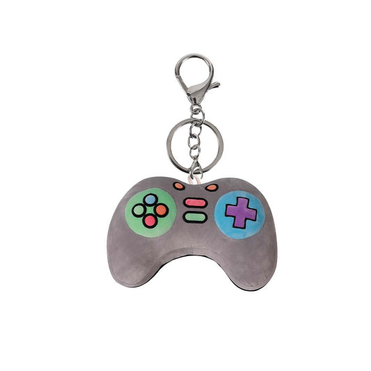 Mini Peluche con portachiavi LET'S PLAY grigio