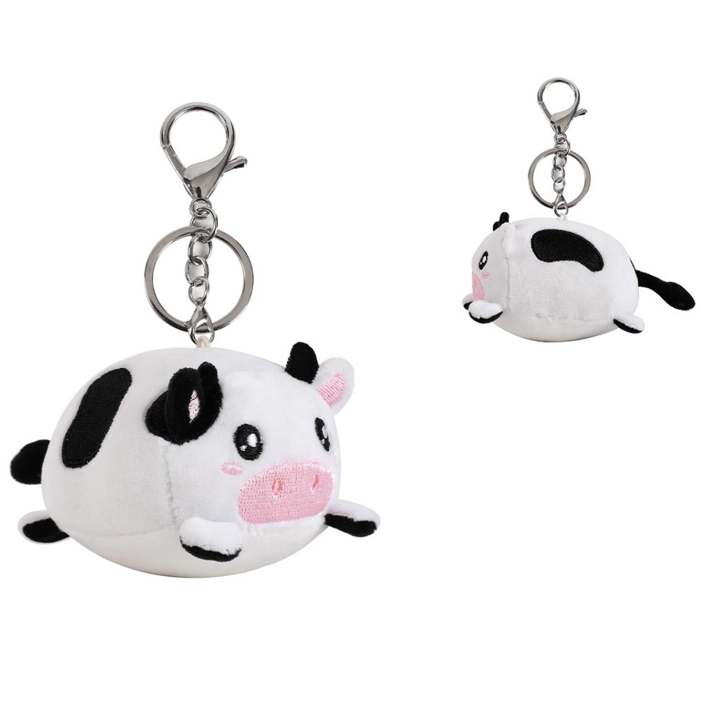 Mini Peluche con portachiavi MUCCA