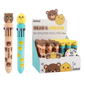 Penna 10 colori PULCINO e ORSO